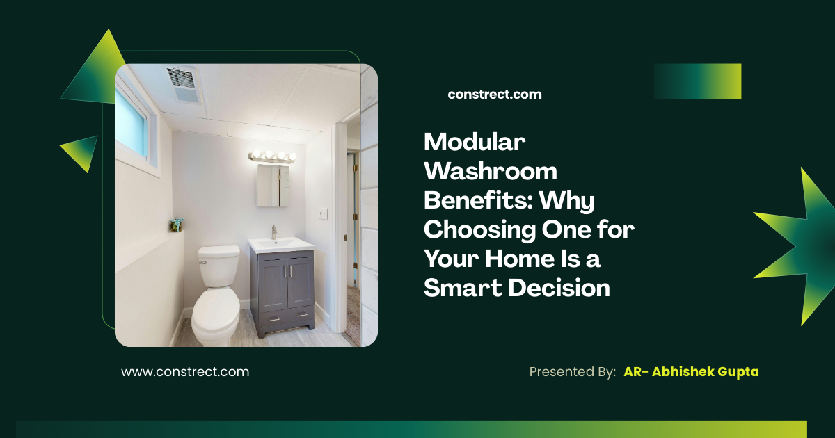 modular washroom benefits