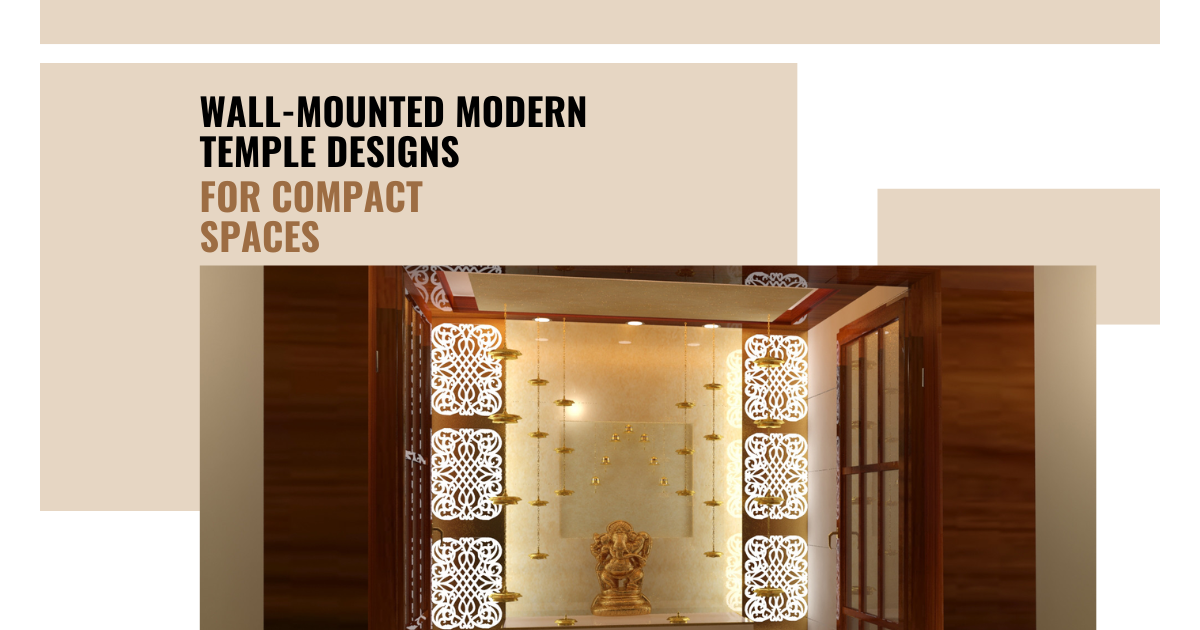 Read more about the article Wall-Mounted Modern Temple Designs for Compact Spaces